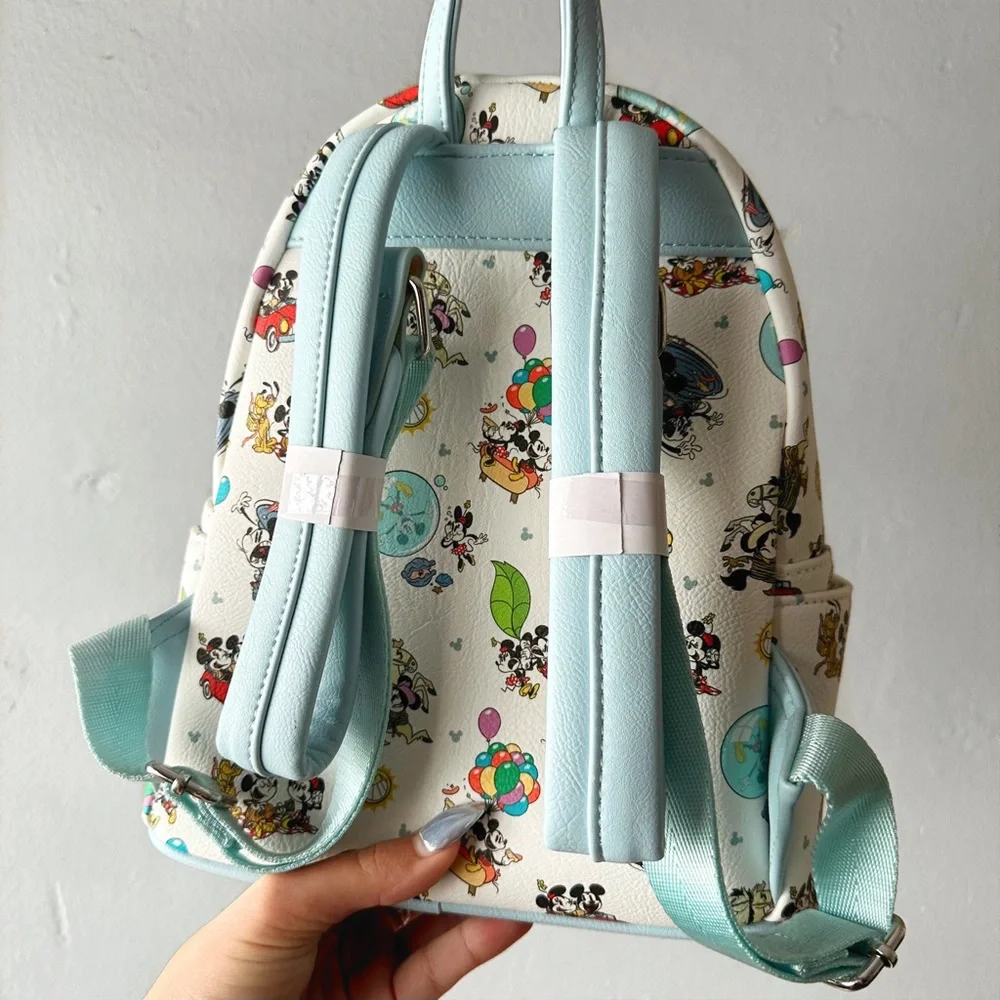 *SOLD* Mickey & Minnie’s Runaway Railway Loungefly Mini Backpack - Picture 3 of 3